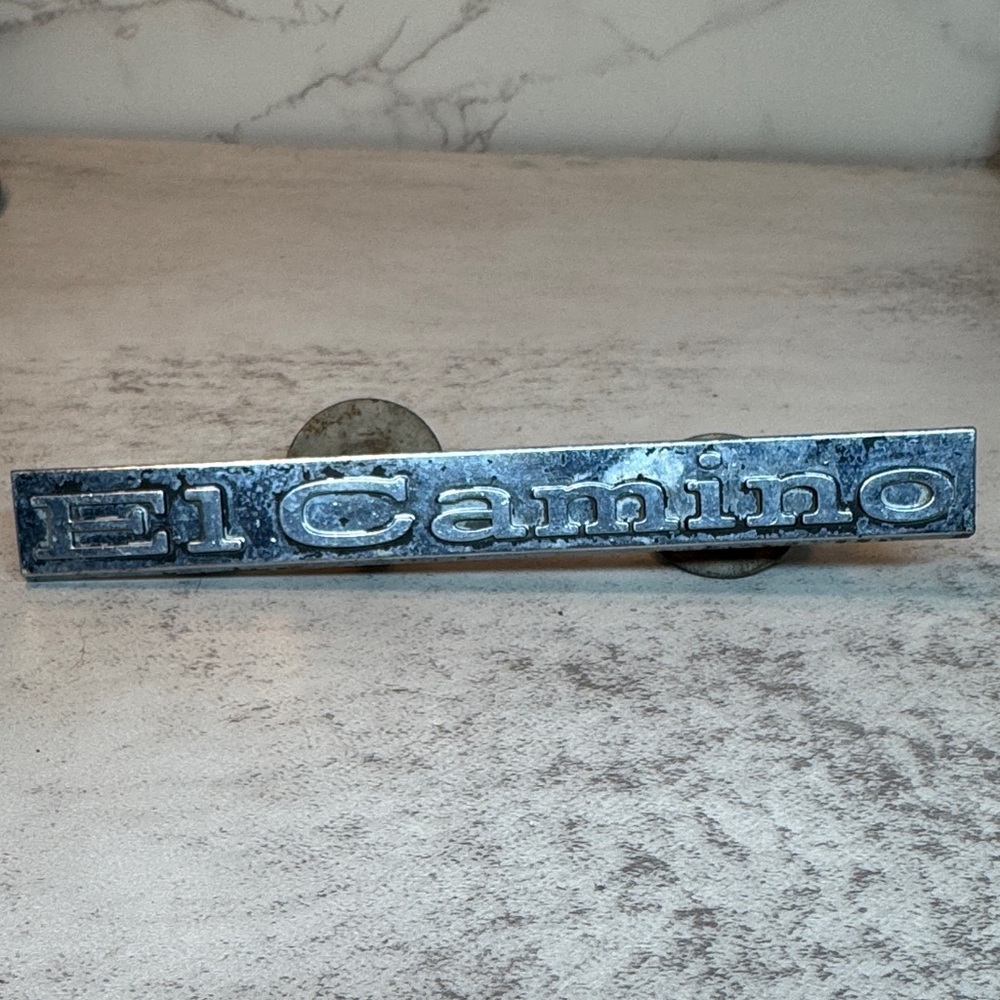 Vintage El Camino Chrome Emblem Badge 1973-1975